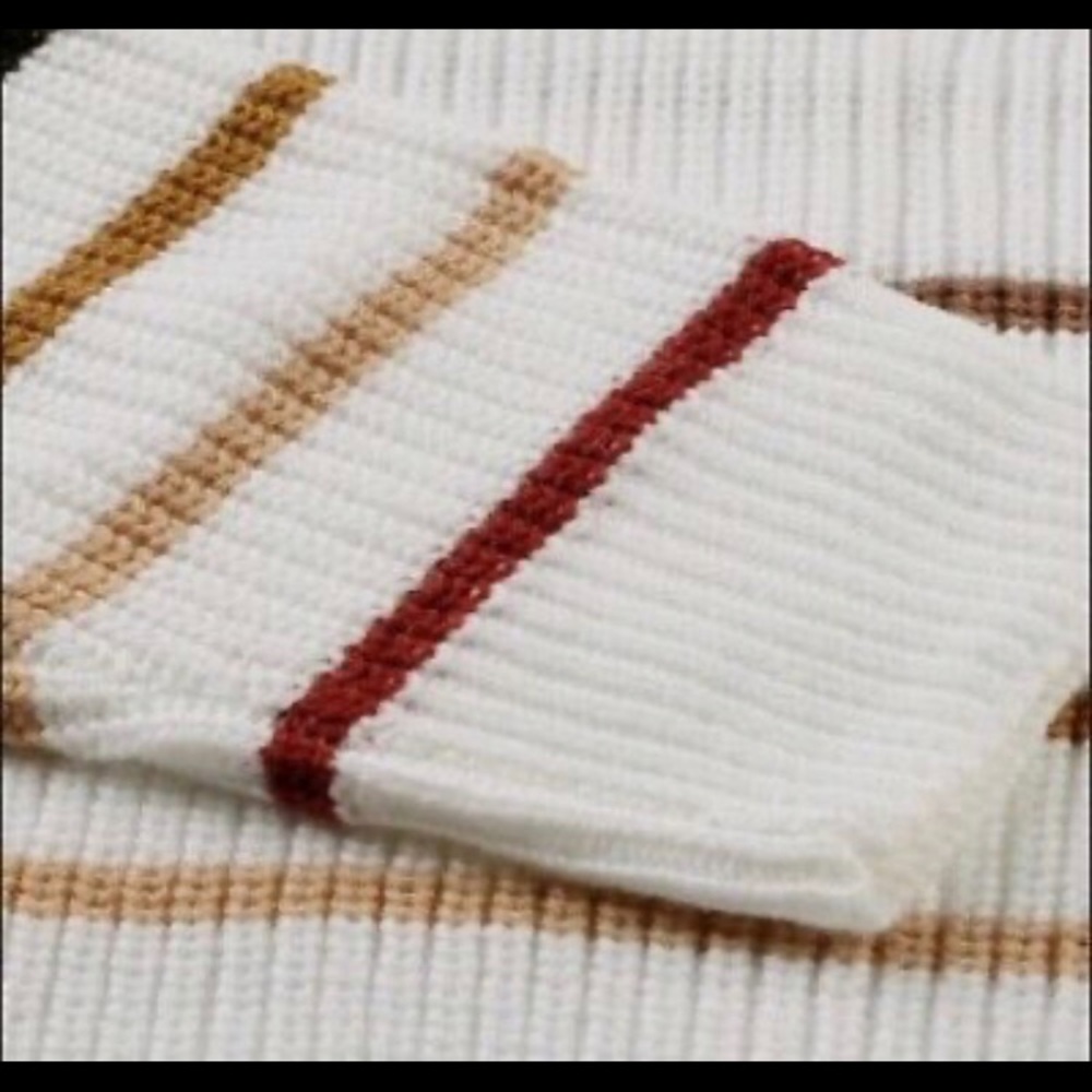 Striped Color-Block Sweater - Picture 9 of 10